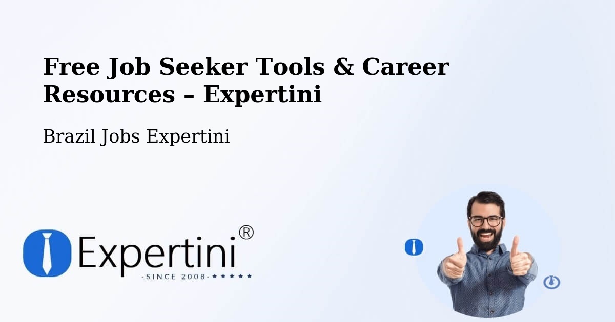 Free Job Seeker Tools & Career Resources – Taguatinga - Taguatinga, Brazil Jobs Expertini